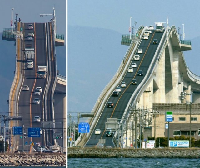 Міст Ешіма Охасі - один з найкрутіших мостів світу