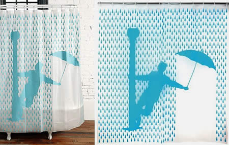 Цікаві шторки у ванну кімнату (фото)