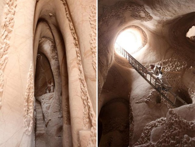 25 років скульптор-самітник створює підземний казковий світ (фото)