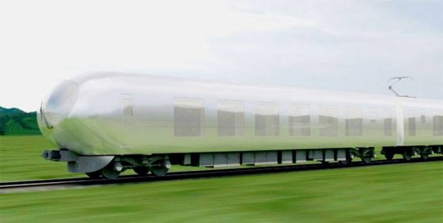 Японські архітектори створили концепт невидимого поїзда
