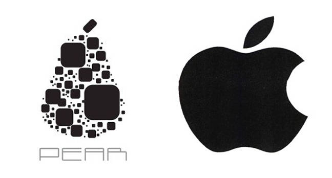 Apple домоглася заборони на використання логотипу компанії, на якому зображена груша. Двічі