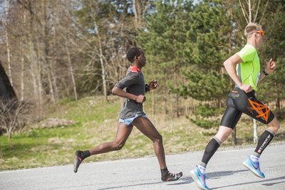 Забіг на 23 км виграв кенієць, який пробіг всю дистанцію в шкарпетках