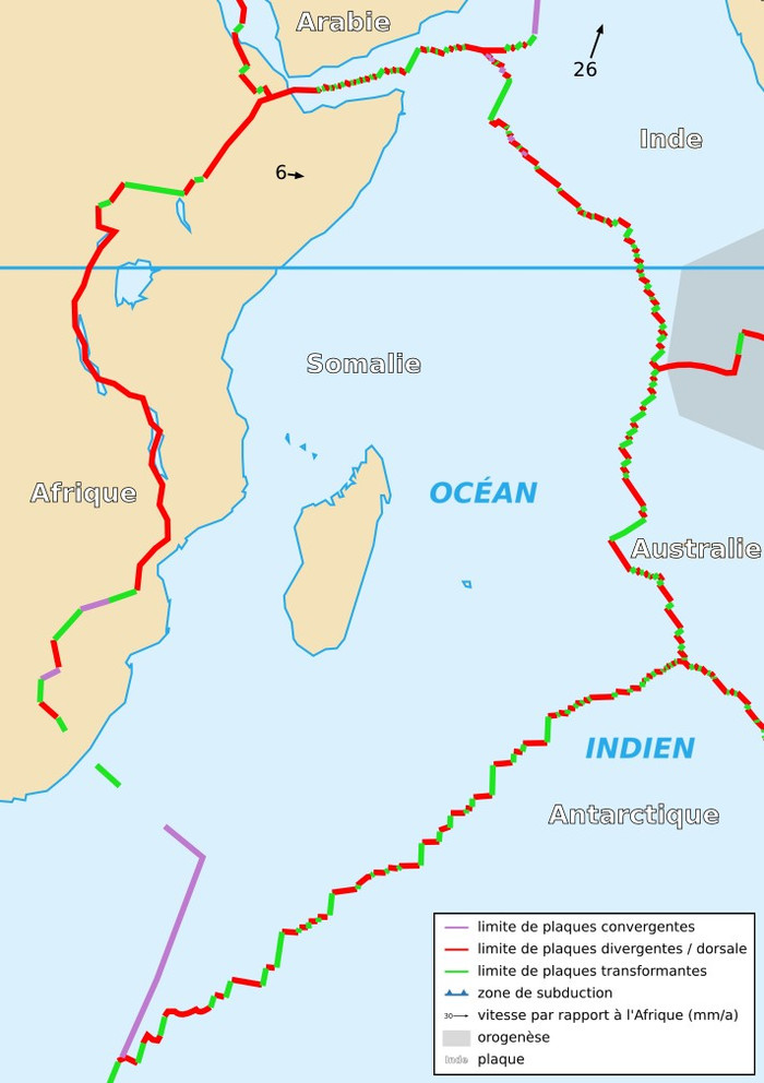 Африканський континент розділяється на дві частини