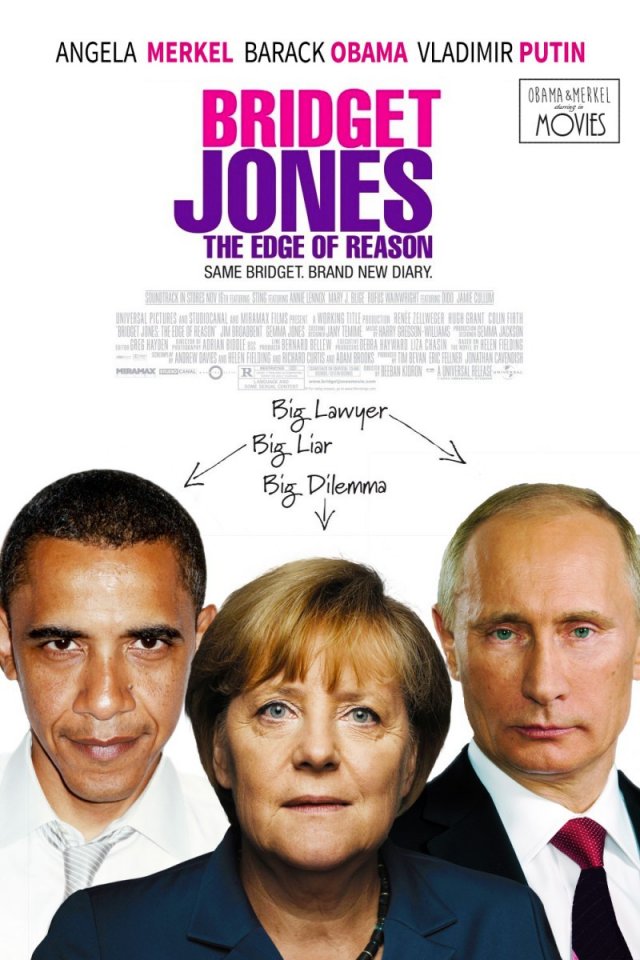Меркель, Путін і Обама в ролі героїв відомих кінофільмів (фото)