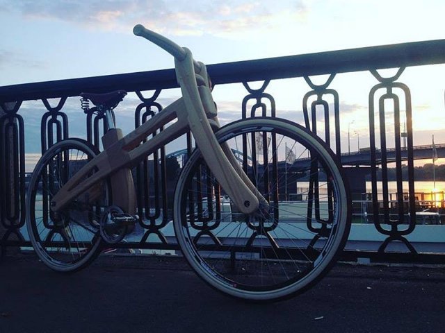 Дерев'яний велосипед - ноу-хау від українського розробника