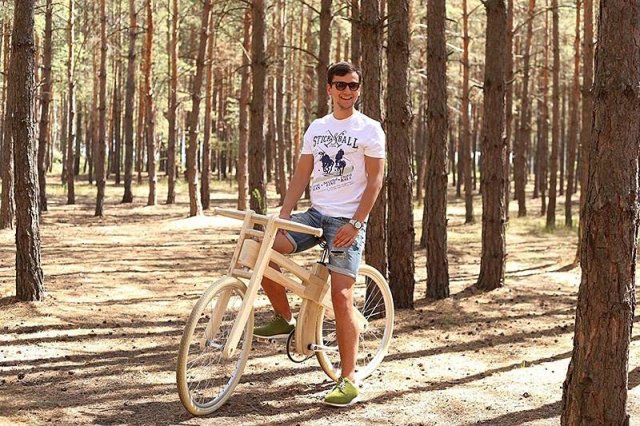 Дерев'яний велосипед - ноу-хау від українського розробника