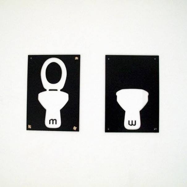 Креативні вказівники на дверях туалетів (фото)