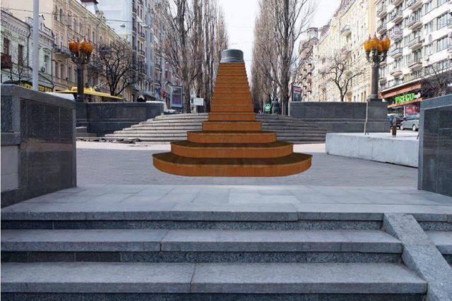 На місці пам'ятника Леніну в Києві буде арт-інсталяція мексиканської художниці