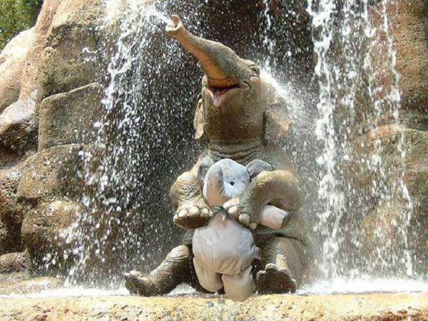 Фотошопери потішили хлопчика, який загубив іграшкового слоника (фото)