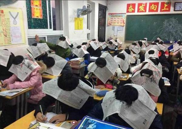 Китайська "антишпаргалка" (фото)