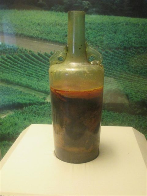Найстаріша в світі пляшка вина (фото)