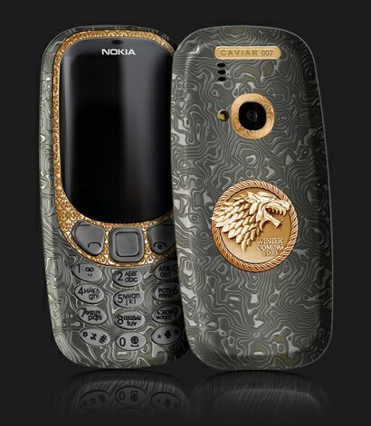 Для фанатів «Гри престолів» випустили Nokia 3310 і iPhone 7 з «валірійскої сталі»