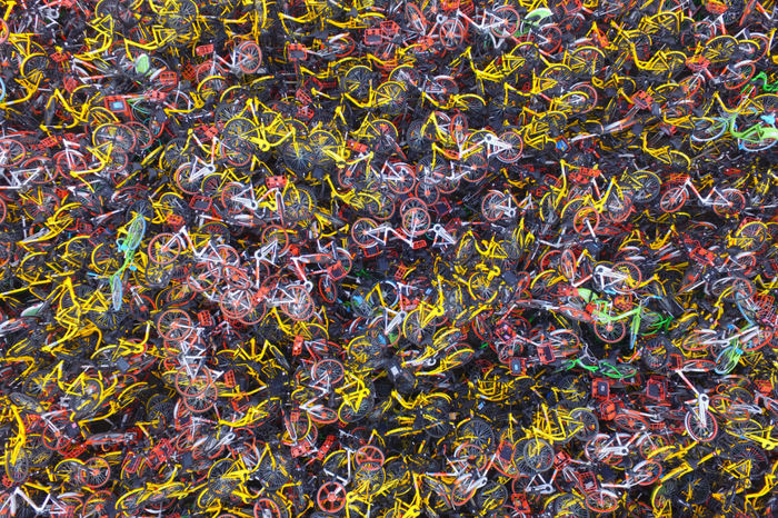 Цвинтарі велосипедів в Китаї: епічний бізнес-провал (фото)