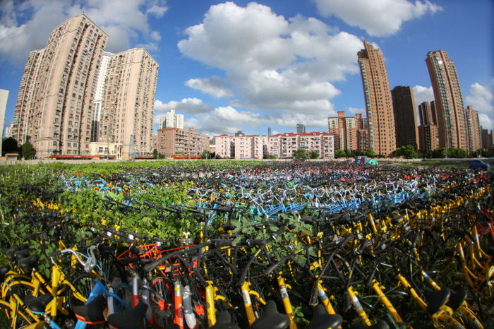 Цвинтарі велосипедів в Китаї: епічний бізнес-провал (фото)