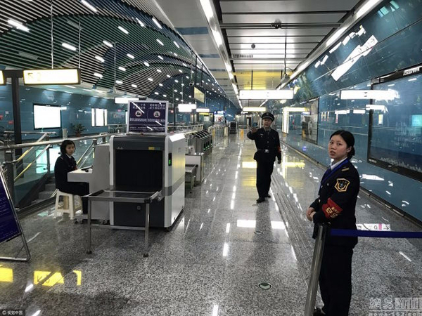 Станція метро серед китайських чагарників (фото)