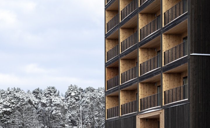 Найвища дерев'яна будівля Швеції (фото)