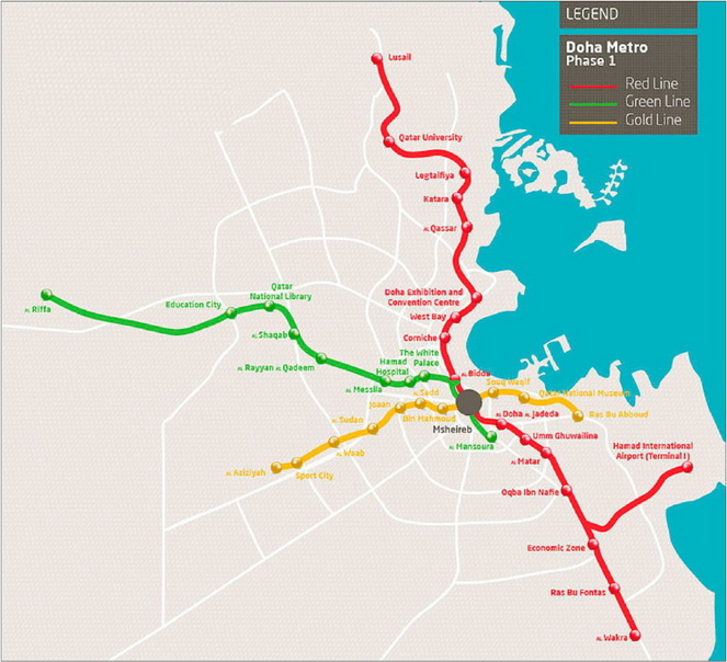 Найсучасніше безпілотне метро в світі - в столиці Катару (фото)