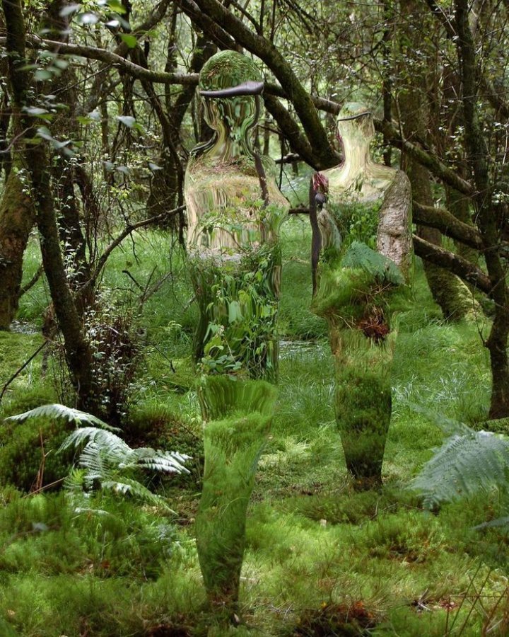 Лісові скульптури-примари Роба Малхолланда (фото)