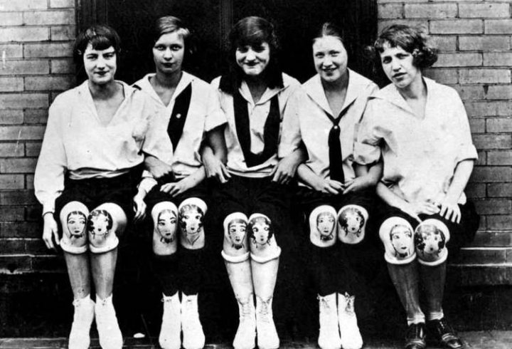 Розмальовані коліна: забутий модний тренд 1920-х років (фото)