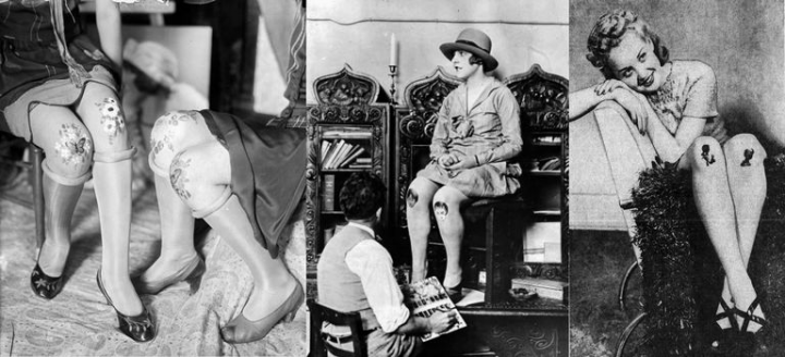 Розмальовані коліна: забутий модний тренд 1920-х років (фото)
