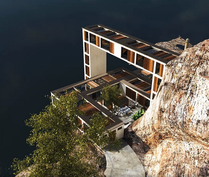 Mountain House - архітектурне «диво» на гірському схилі (фото)